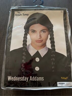 Spirit Black Braided Wednesday-Style Wig